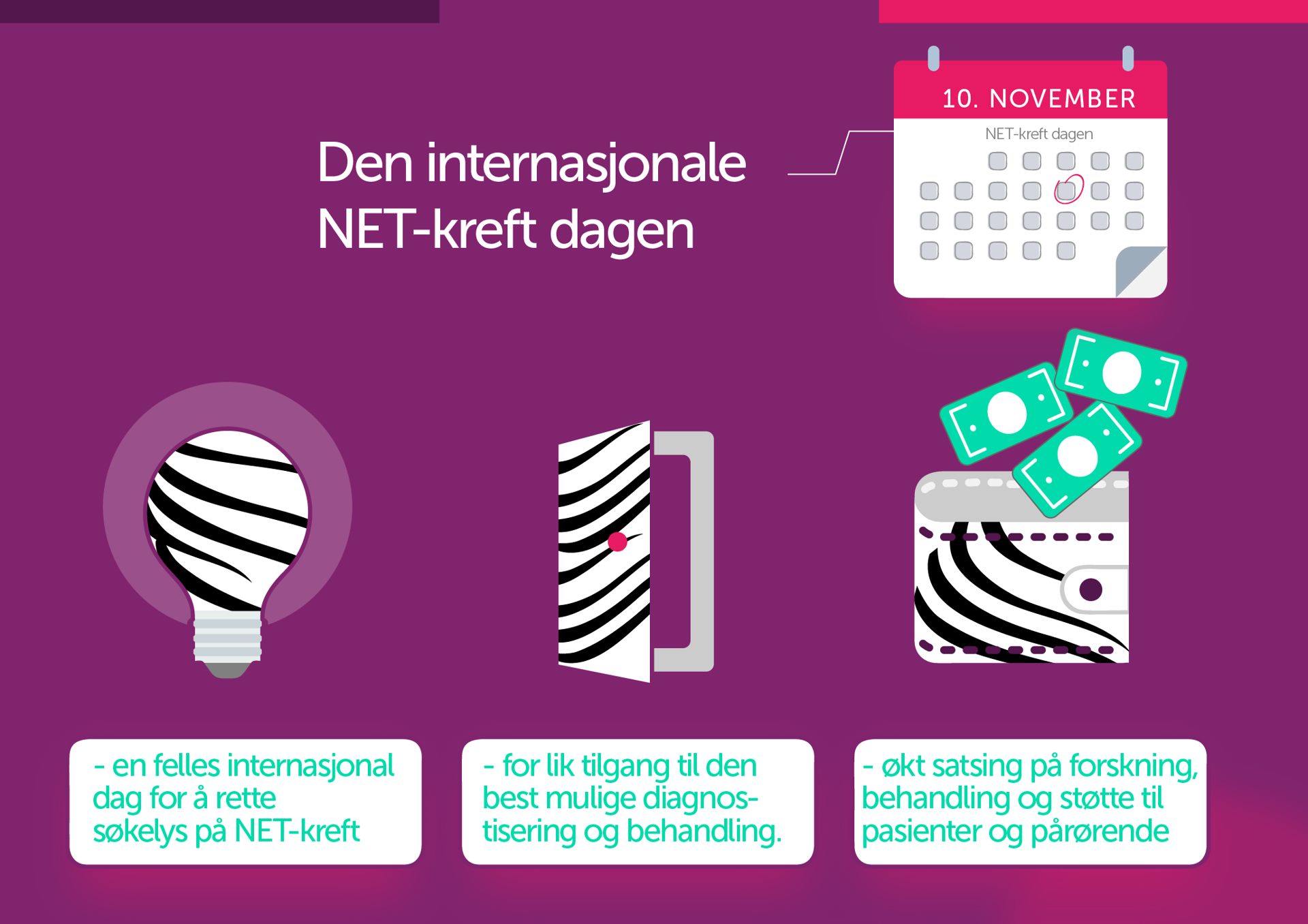 NET-kreft dagen og Sebraløpet 2022