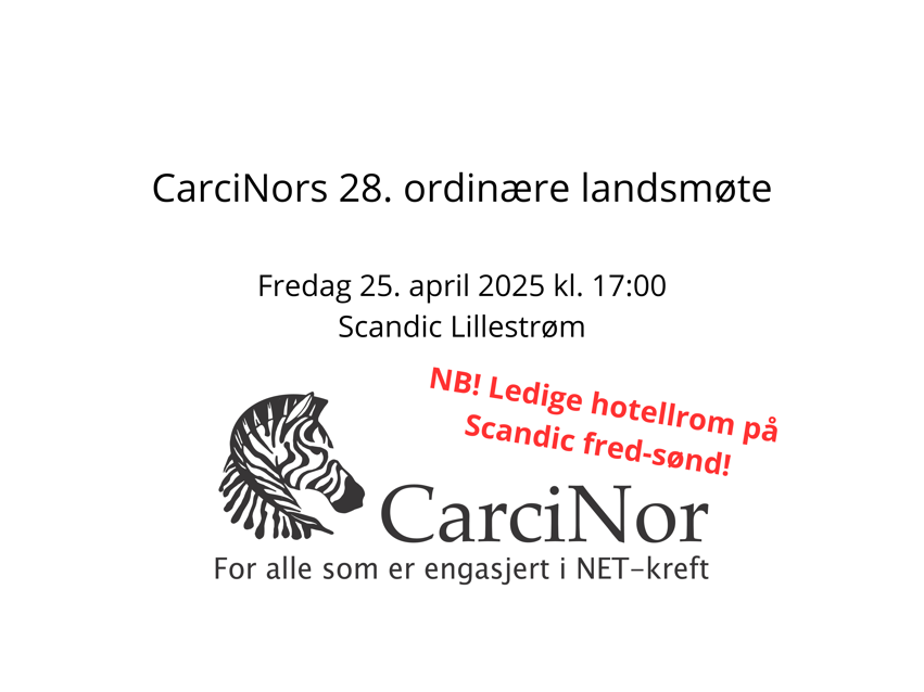 Innkalling til CarciNors 28. ordinære landsmøte